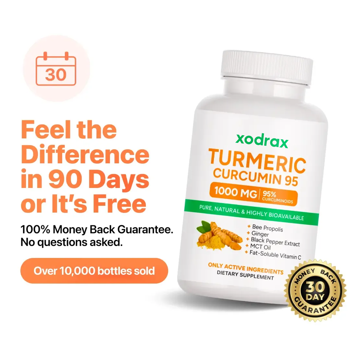 Xodrax™ Turmeric Curcumin 95