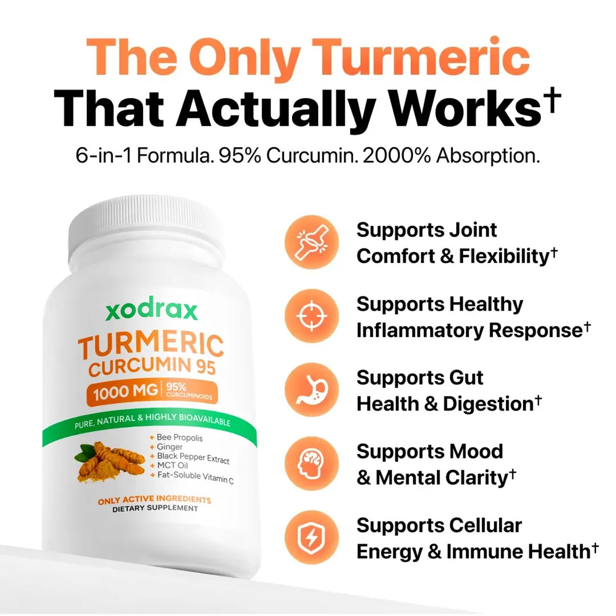 Xodrax™ Turmeric Curcumin 95